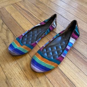 Reef Bella Costa Rainbow Textile Ballet Flats